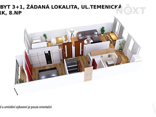Prodaný byt 3+1 72 m²