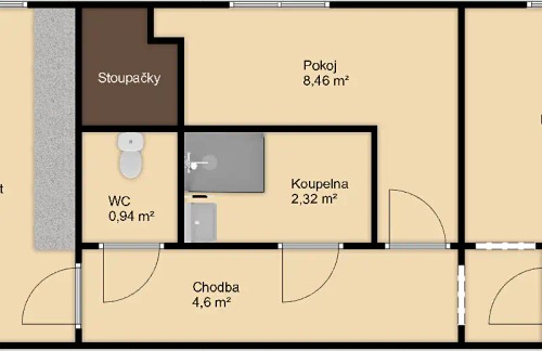 Prodej bytu 3+kk 52 m²