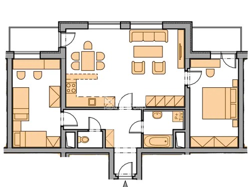 Prodaný byt 3+kk 81 m²