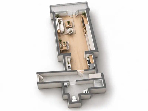 Prodej bytu 1+kk 38 m²