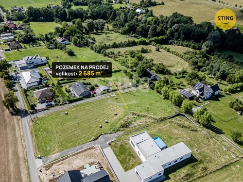 Prodej stavebního pozemku 2685 m²