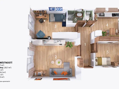 Prodaný  byt 3+1 88 m²