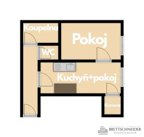 Prodaný byt 2+kk 42 m²