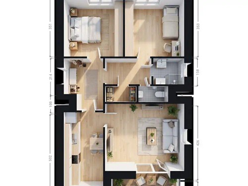 Prodej bytu 3+1 73 m²