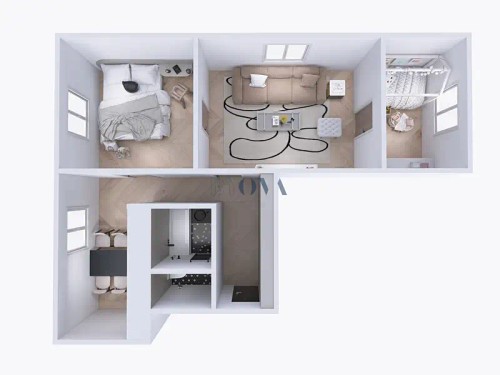 Prodej bytu 3+1 55 m²