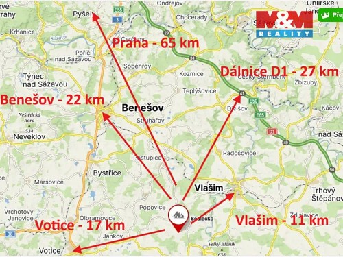 Prodej stavebního pozemku 1168 m²