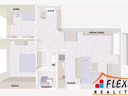 Prodaný byt 3+kk 71 m²