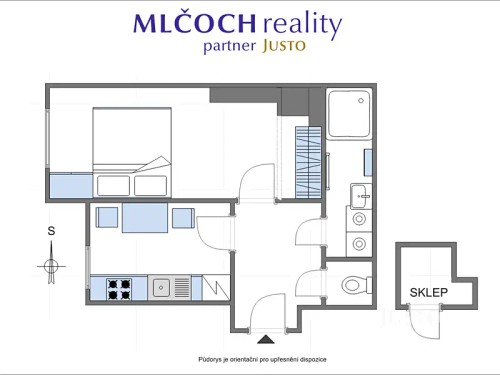 Prodej bytu 1+1 36 m²