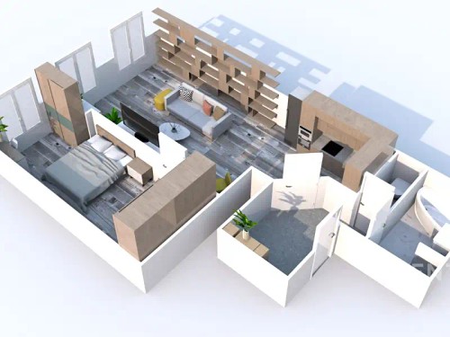 Prodej bytu 2+kk 52 m²