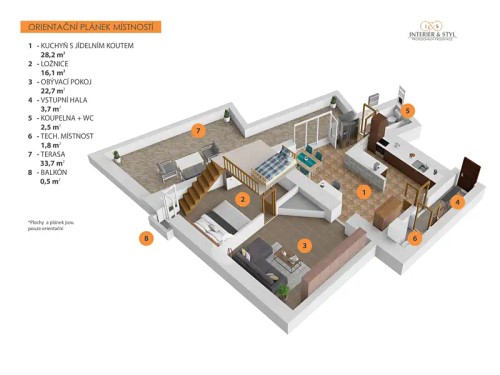 Prodej bytu 3+kk 78 m²