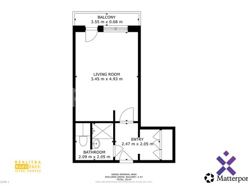 Prodej bytu 1+kk 28 m²