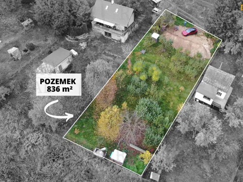 Prodej stavebního pozemku 836 m²