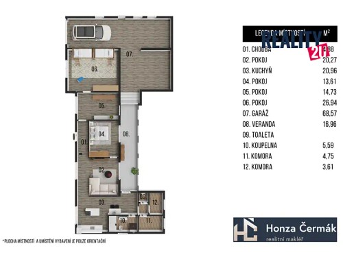 Prodej chalupy 108 m², pozemek 741 m²