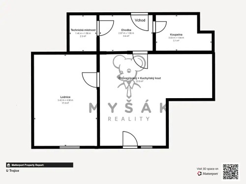 Prodaný byt 2+kk 54 m²