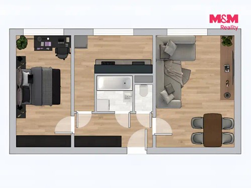 Prodej bytu 2+1 51 m²