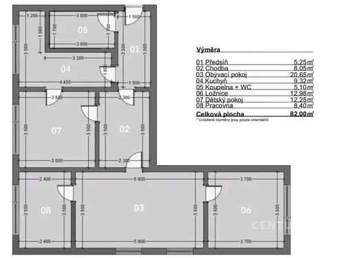Prodaný byt 4+1 82 m²