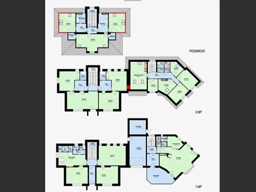 Prodej domu 740 m², pozemek 1350 m²