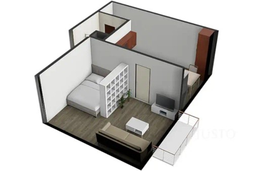 Prodaný byt 1+1 38 m²