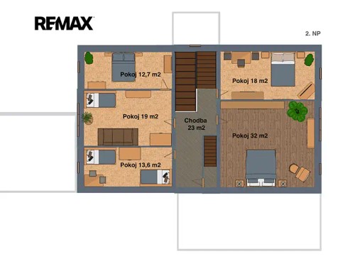 Prodej chaty 370 m², pozemek 2417 m²
