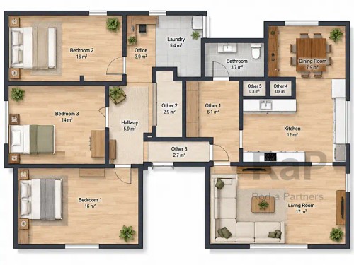 Prodej bytu 4+1 110 m²