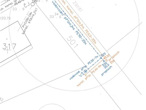 Prodej stavebního pozemku 1045 m²