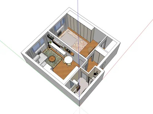 Prodaný byt 2+kk 46 m²