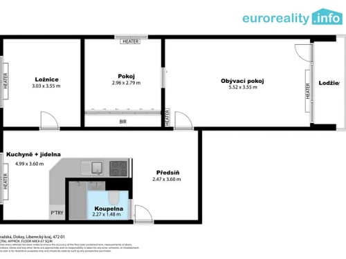 Prodej bytu 3+1 64 m²