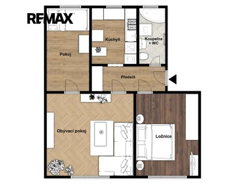 Prodej bytu 3+1 56 m²