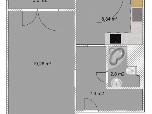 Prodej bytu 1+1 37 m²