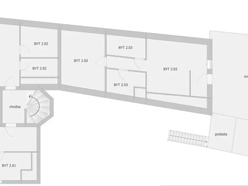 Prodej bytu 2+kk 46 m²