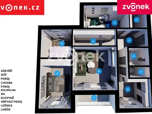 Prodej bytu 4+1 77 m²