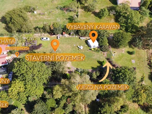 Prodej chaty 30 m², pozemek 1869 m²