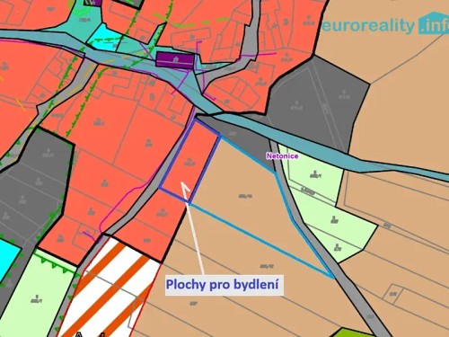 Prodej stavebního pozemku 1125 m²