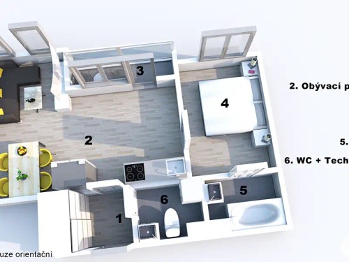 Prodej bytu 2+kk 39 m²