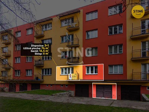 Prodej bytu 3+1 73 m²