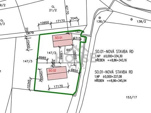 Prodej stavebního pozemku 1001 m²