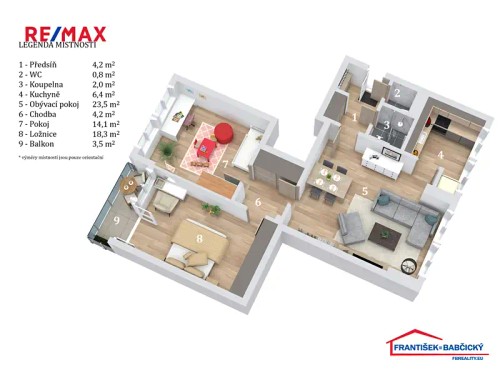 Prodej bytu 3+1 73 m²