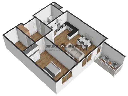 Prodej bytu 2+kk 55 m²