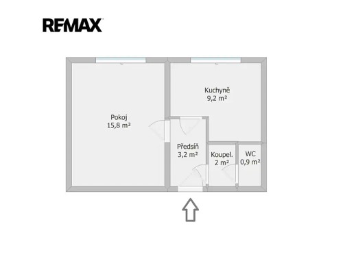 Prodej bytu 1+1 31 m²