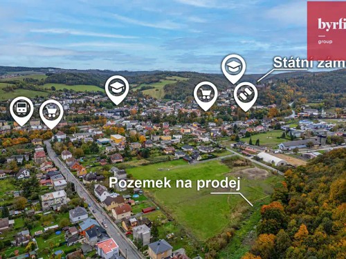Prodej stavebního pozemku 1216 m²