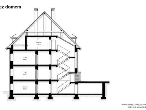 Prodej vily 429 m², pozemek 627 m²