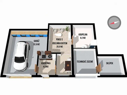 Prodej domu 132 m², pozemek 1286 m²
