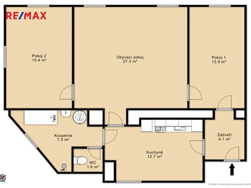 Prodej bytu 3+1 78 m²