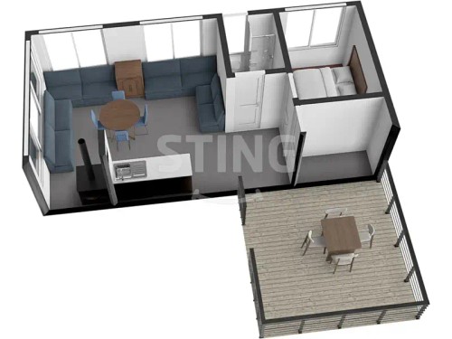 Prodej chaty 22 m², pozemek 602 m²