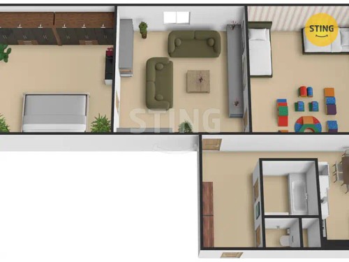 Prodej bytu 3+1 53 m²