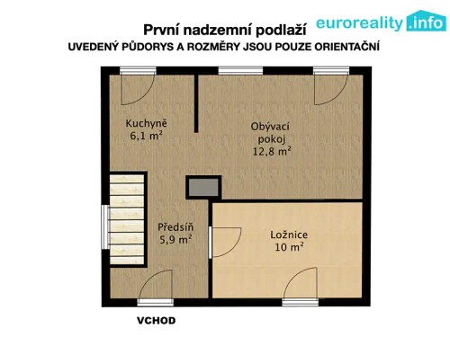 Prodej chaty 67 m², pozemek 345 m²