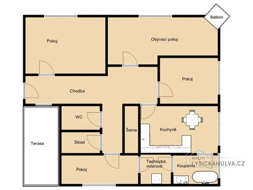 Prodaný byt 4+1 123 m²