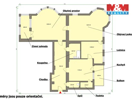 Prodaný byt 3+1 128 m²