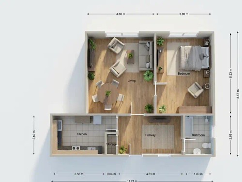 Prodaný byt 2+1 76 m²