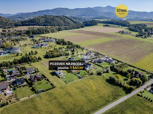 Prodej stavebního pozemku 1541 m²